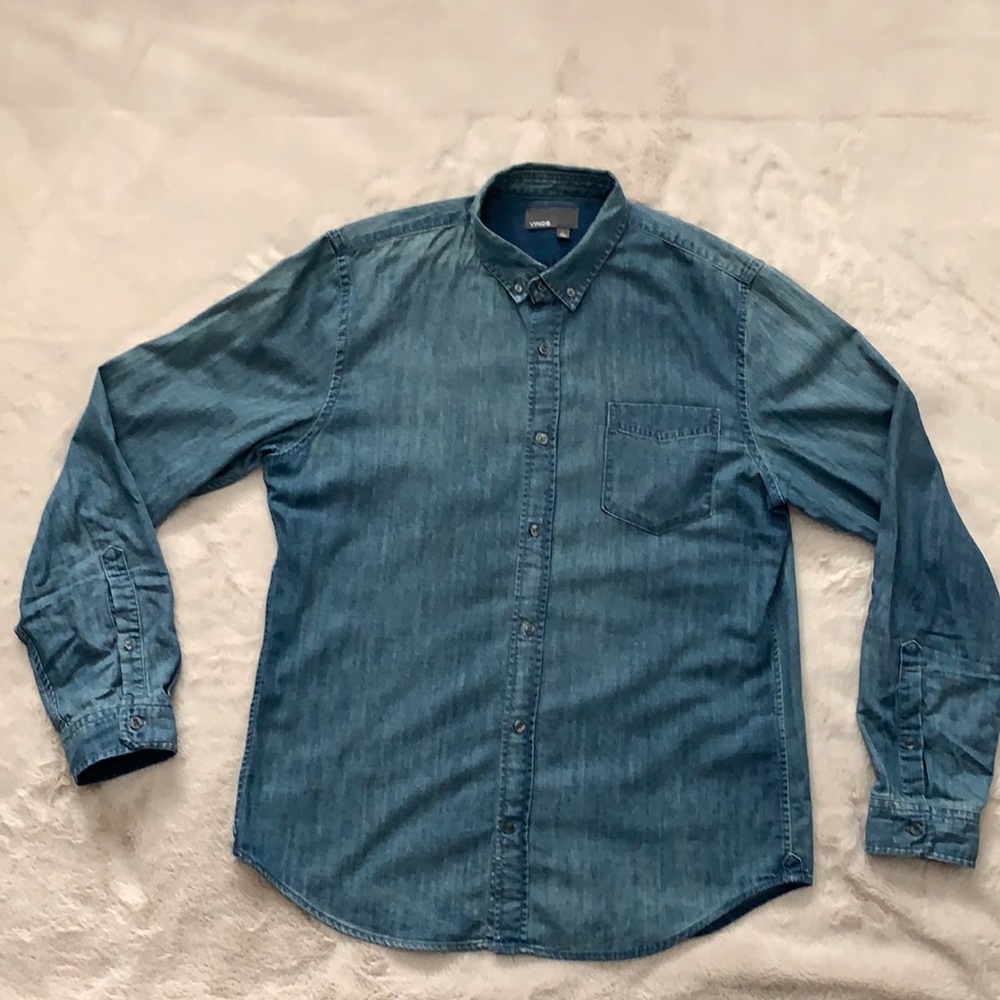 Vince men’s large button down